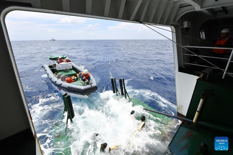 Meli ya Sandu ya Walinzi wa Pwani ya China yafanya doria kwenye Bahari ya Kusini mwa China