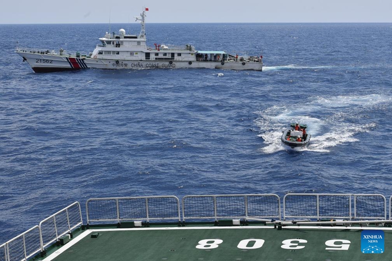 Meli ya Sandu ya Walinzi wa Pwani ya China yafanya doria kwenye Bahari ya Kusini mwa China
